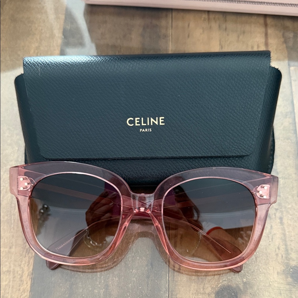 Celine Rose-Tinted Sunglasses